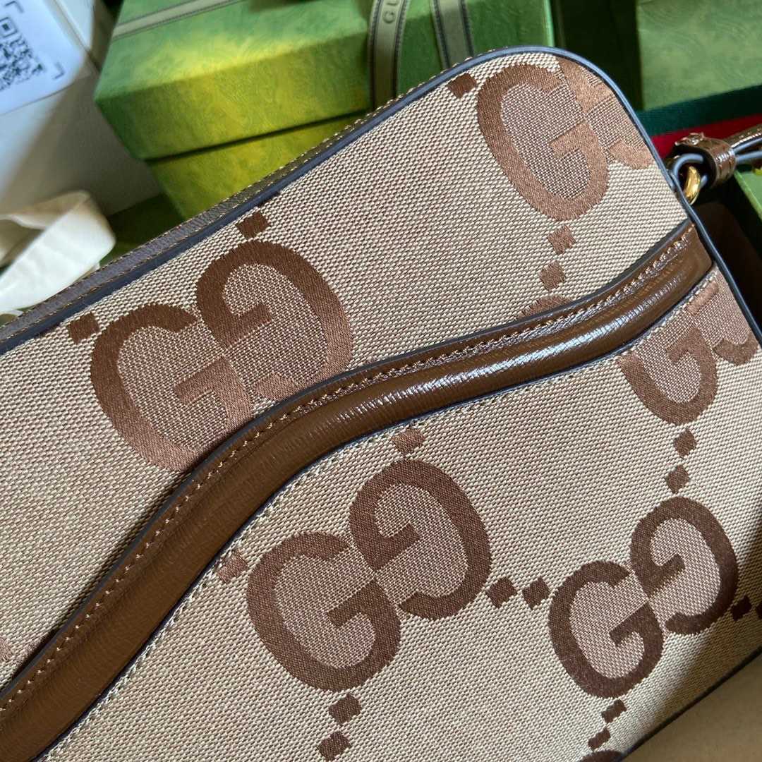 Gucci Jumbo GG Messenger Bag(25.5-20-6cm) - DopestKickz