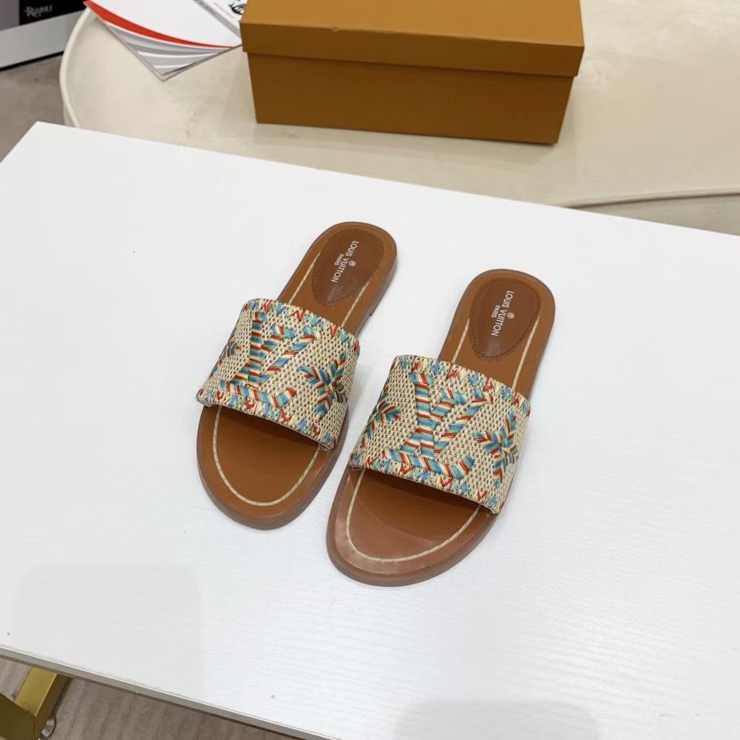 Louis Vuitton Lock It Flat Mule - DopestKickz