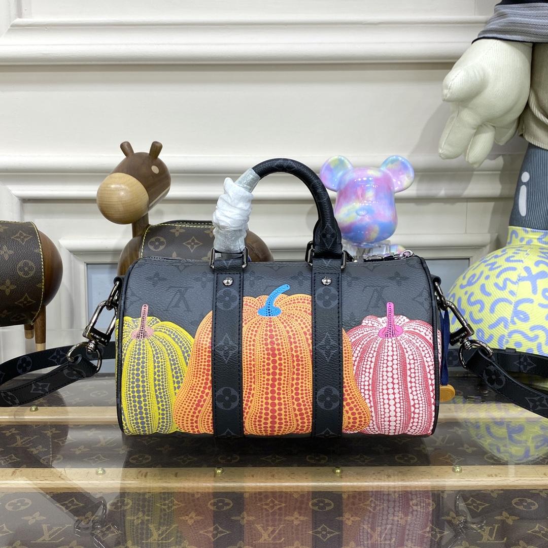 Louis Vuitton LV x YK Keepall 25 (25*15*11cm)   M46437 - DopestKickz