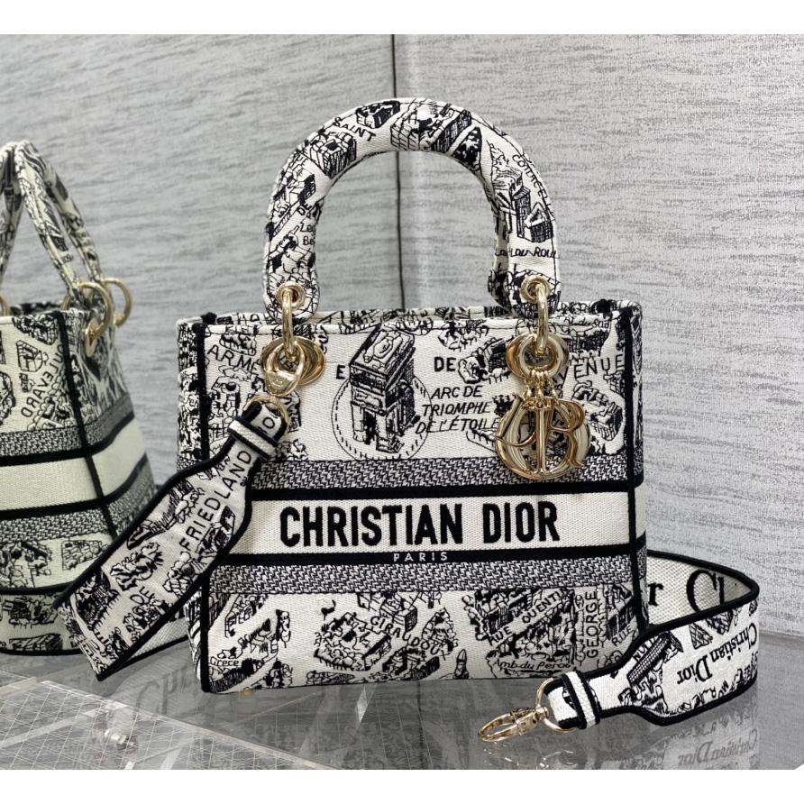 Dior Medium Lady D-lite Bag - DopestKickz