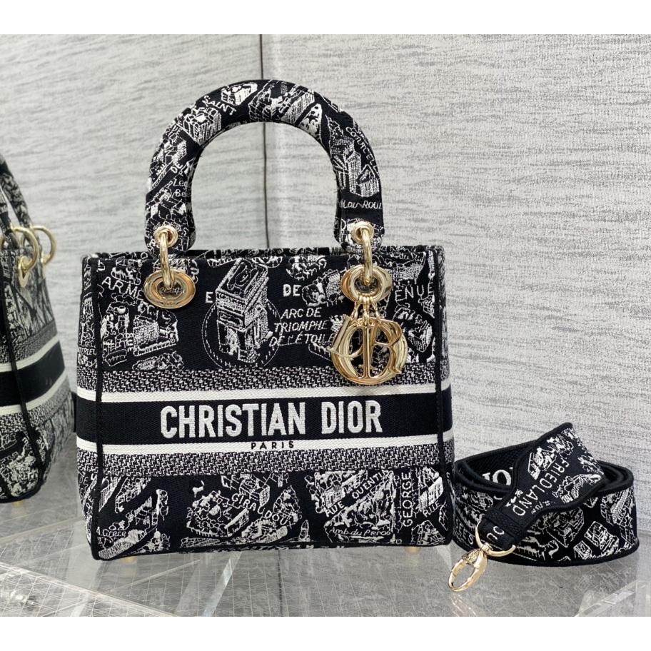 Dior Medium Lady D-lite Bag - DopestKickz