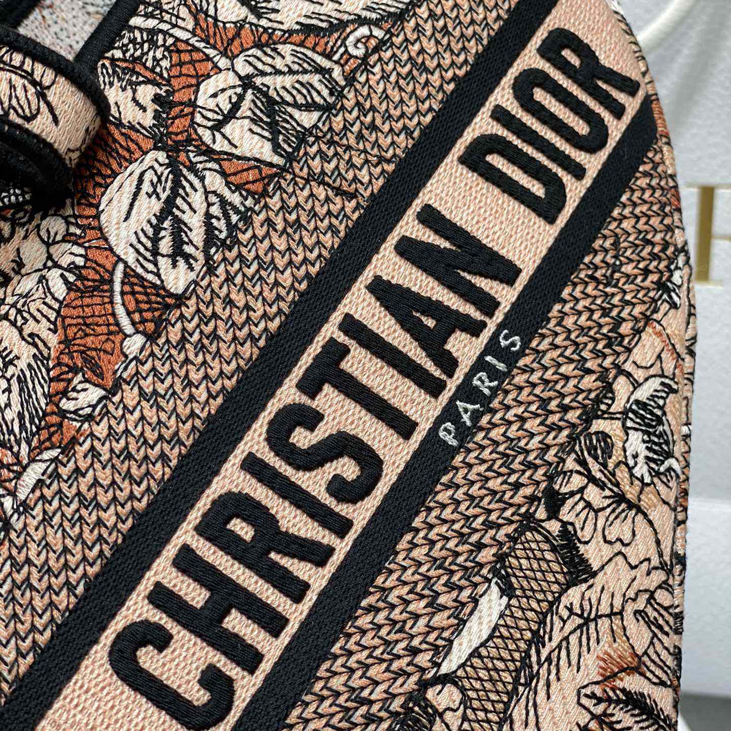 Dior Saddle Bag Metallic Pink Brocart Embroidery - DopestKickz