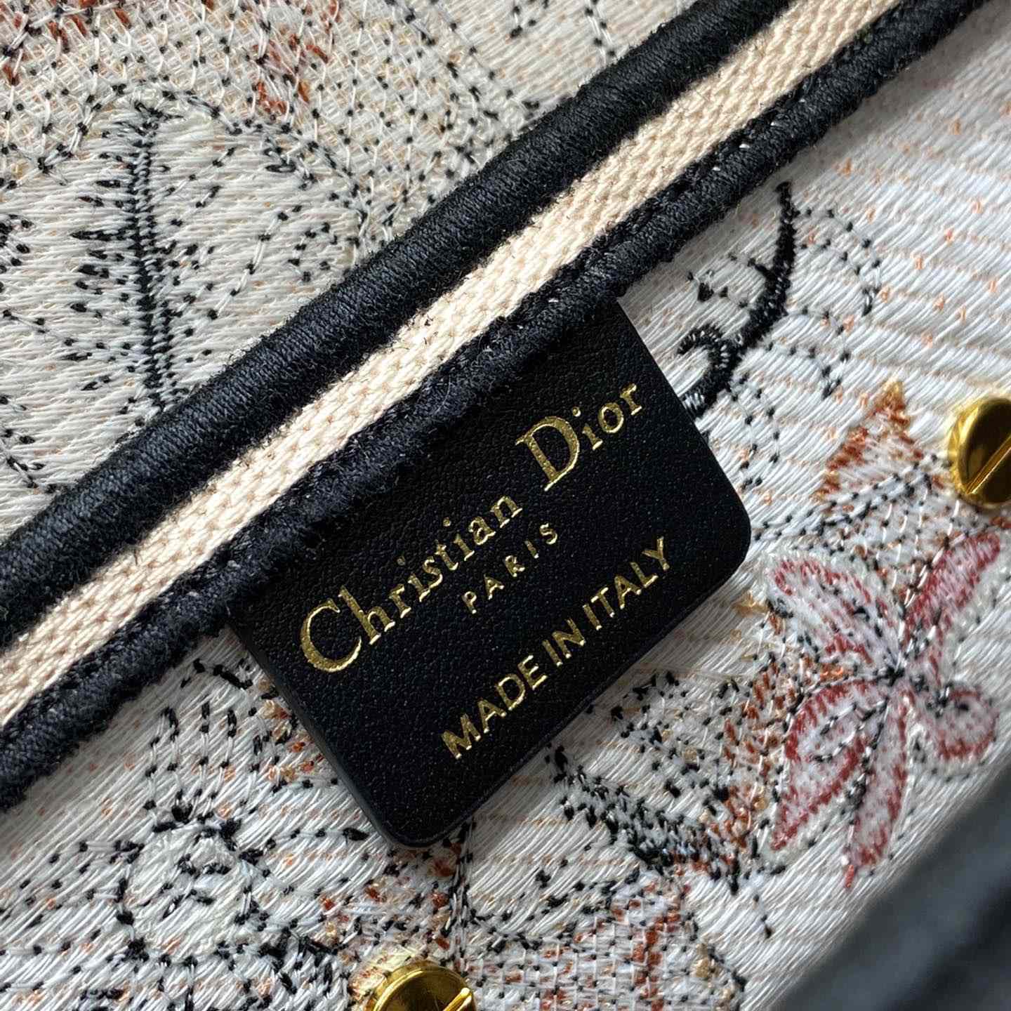 Dior Saddle Bag Metallic Pink Brocart Embroidery - DopestKickz