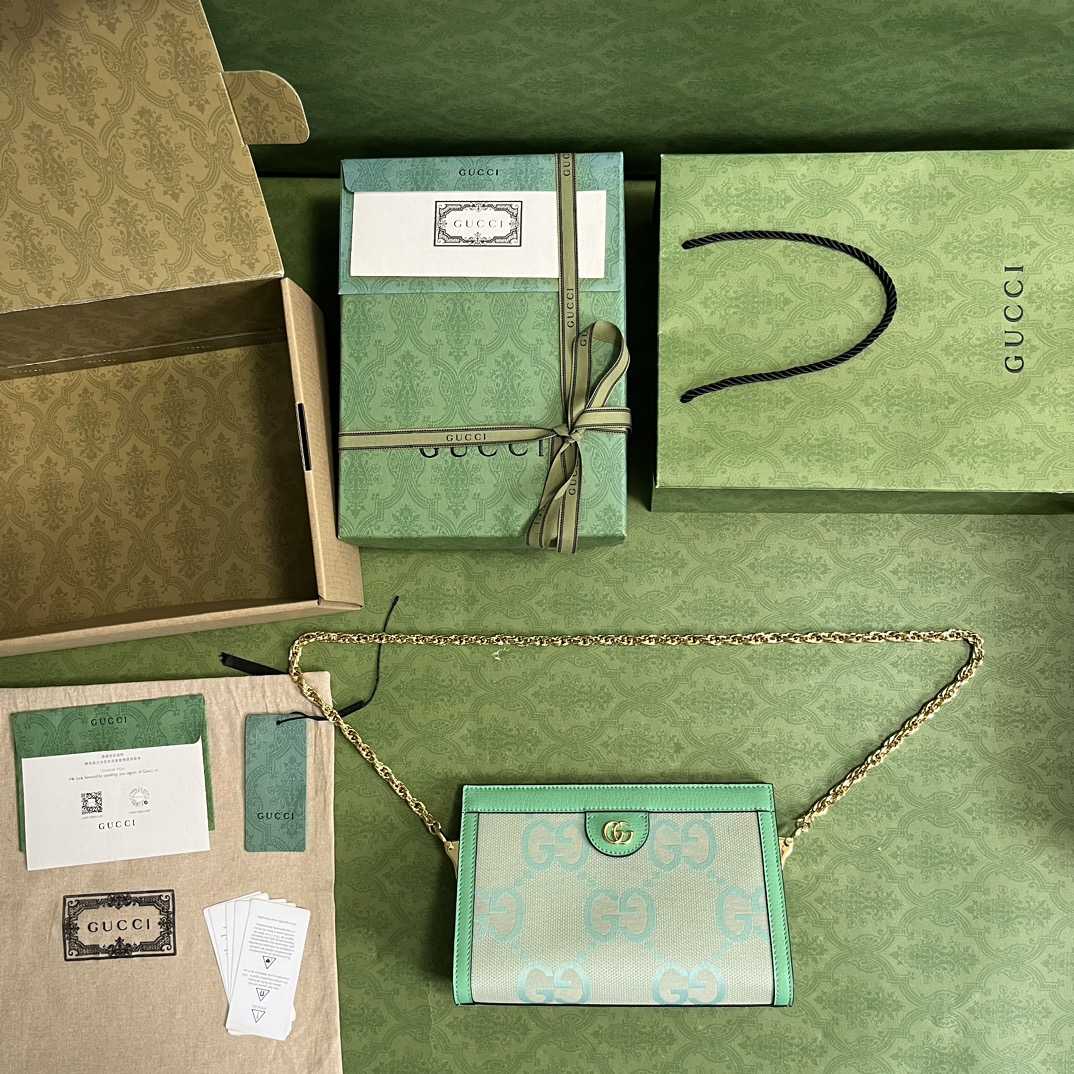 Gucci Ophidia Jumbo GG Small Shoulder Bag(26-17.5-8cm)  - DopestKickz