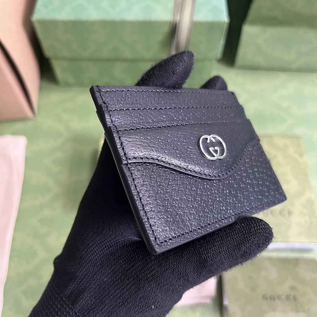 Gucci Card Case With Interlocking G(10-7cm)    - DopestKickz