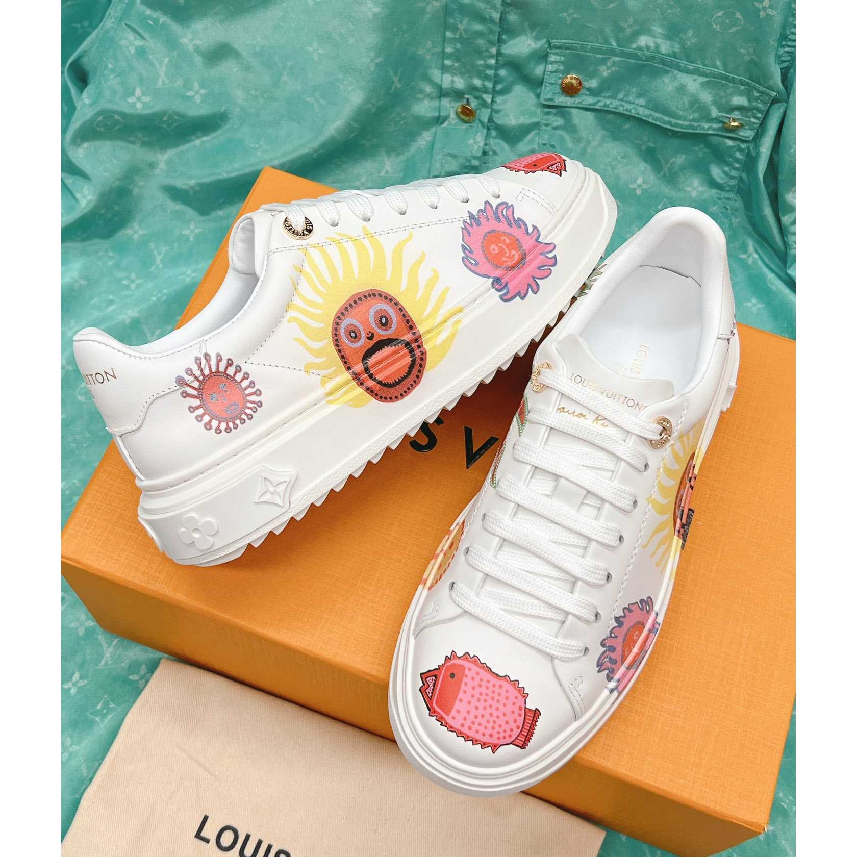 Louis Vuitton LV x YK Time Out Sneaker (upon uk size)   - DopestKickz
