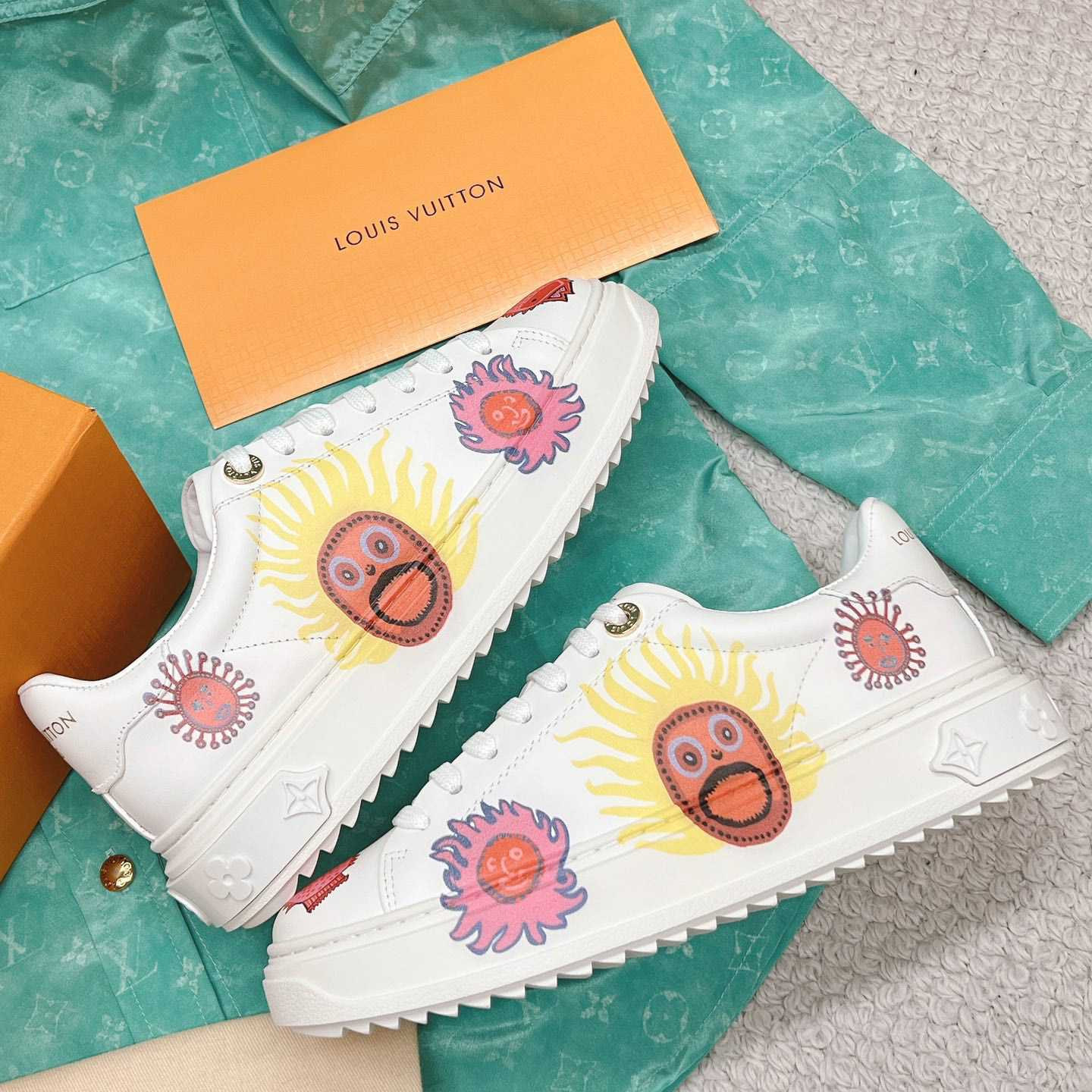 Louis Vuitton LV x YK Time Out Sneaker (upon uk size)   - DopestKickz