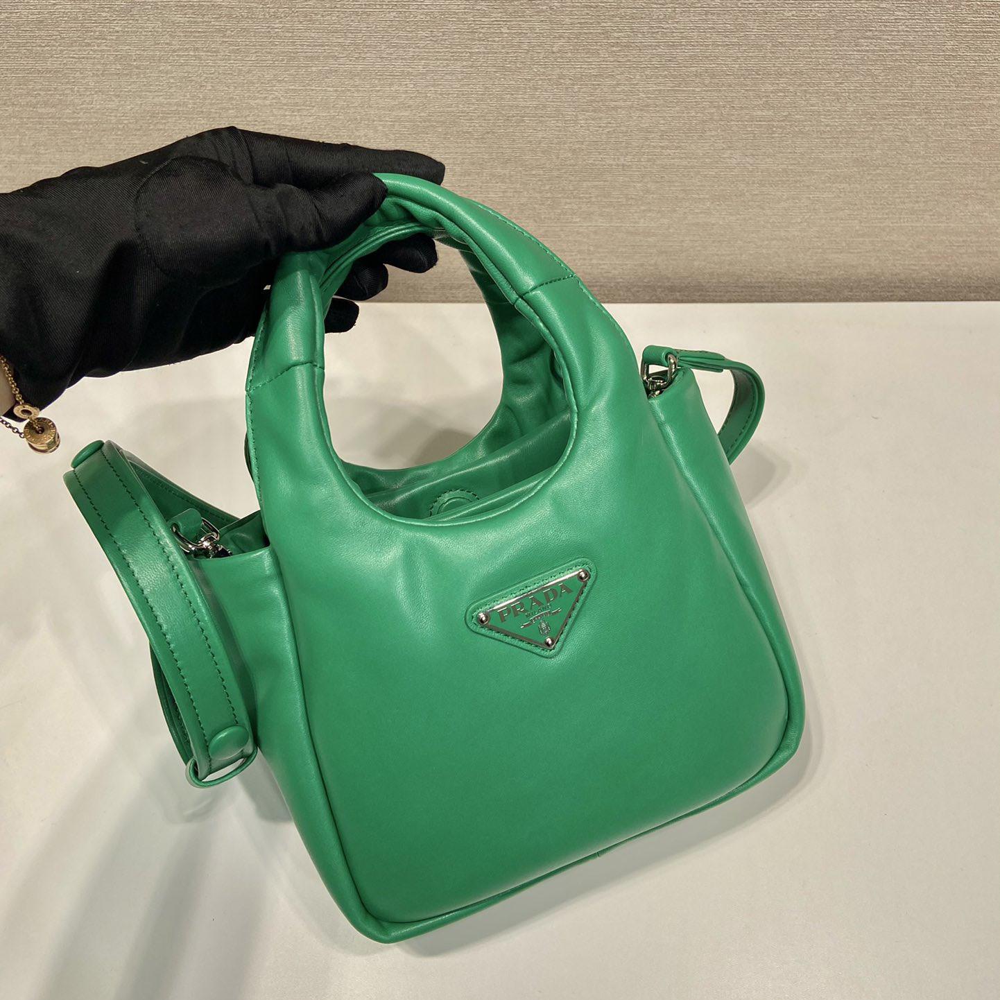 Prada Small Padded Prada Soft Nappa-Leather Bag - DopestKickz
