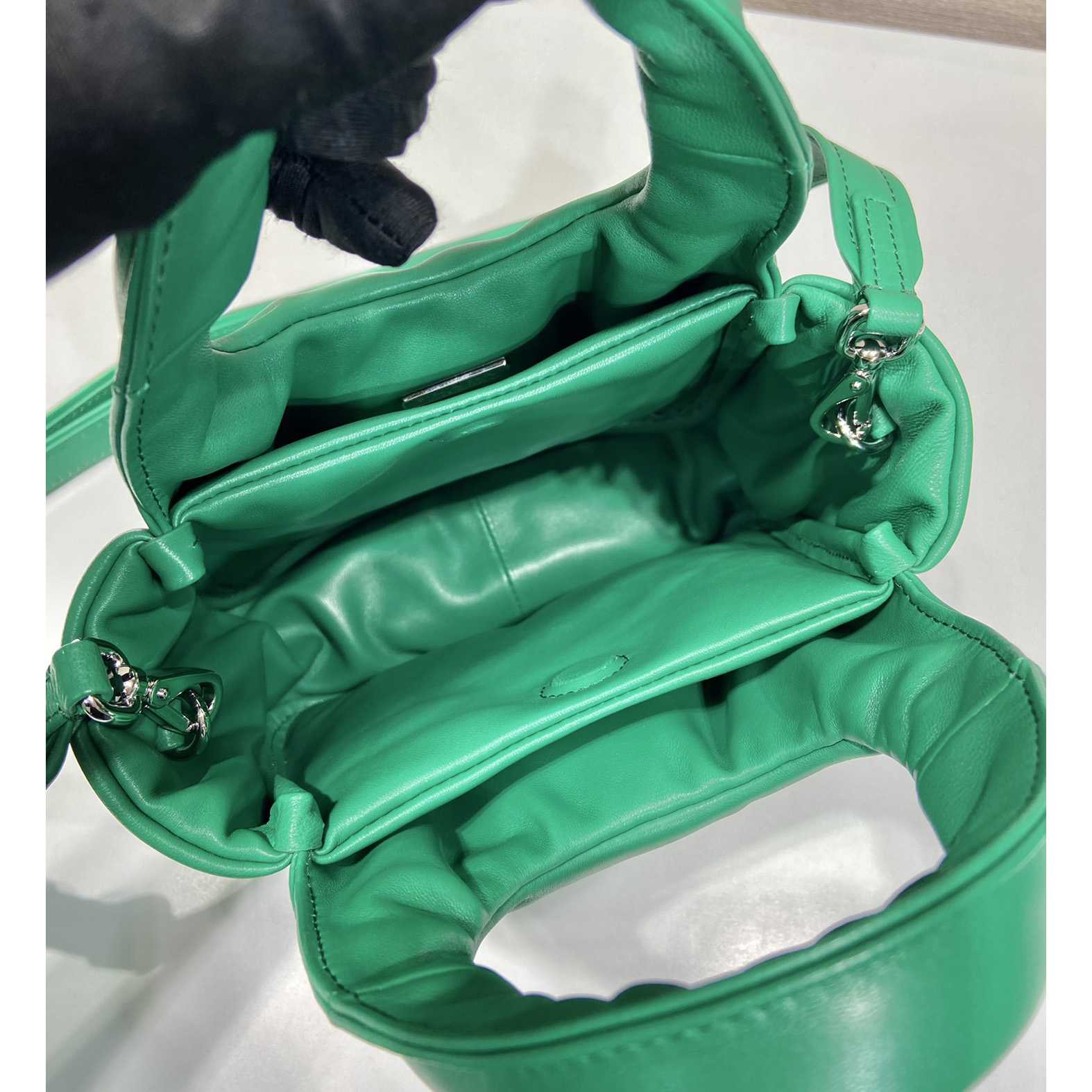 Prada Small Padded Prada Soft Nappa-Leather Bag - DopestKickz