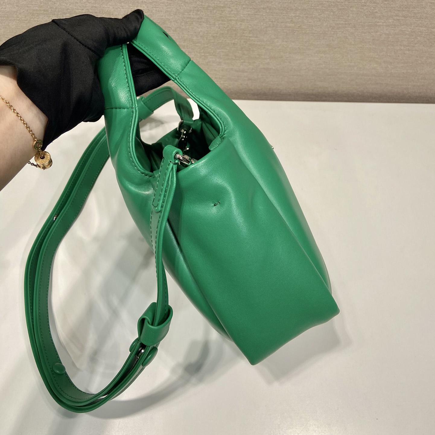 Prada Small Padded Prada Soft Nappa-Leather Bag - DopestKickz