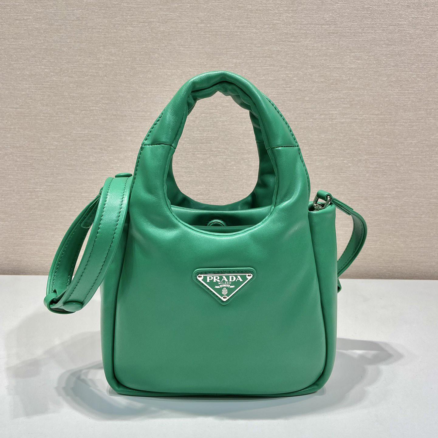 Prada Small Padded Prada Soft Nappa-Leather Bag - DopestKickz