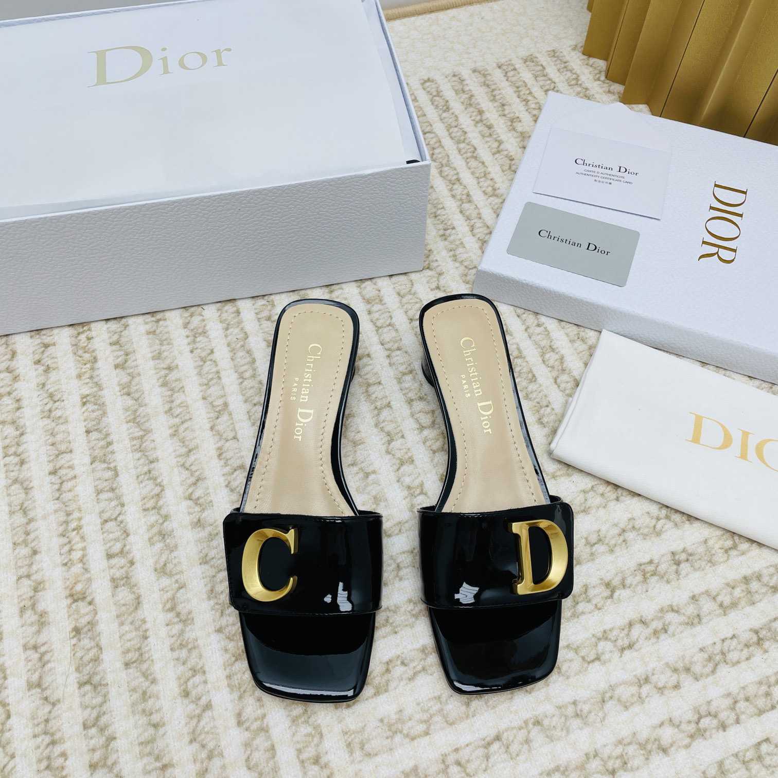 Dior C'est Dior Heeled Slide - DopestKickz