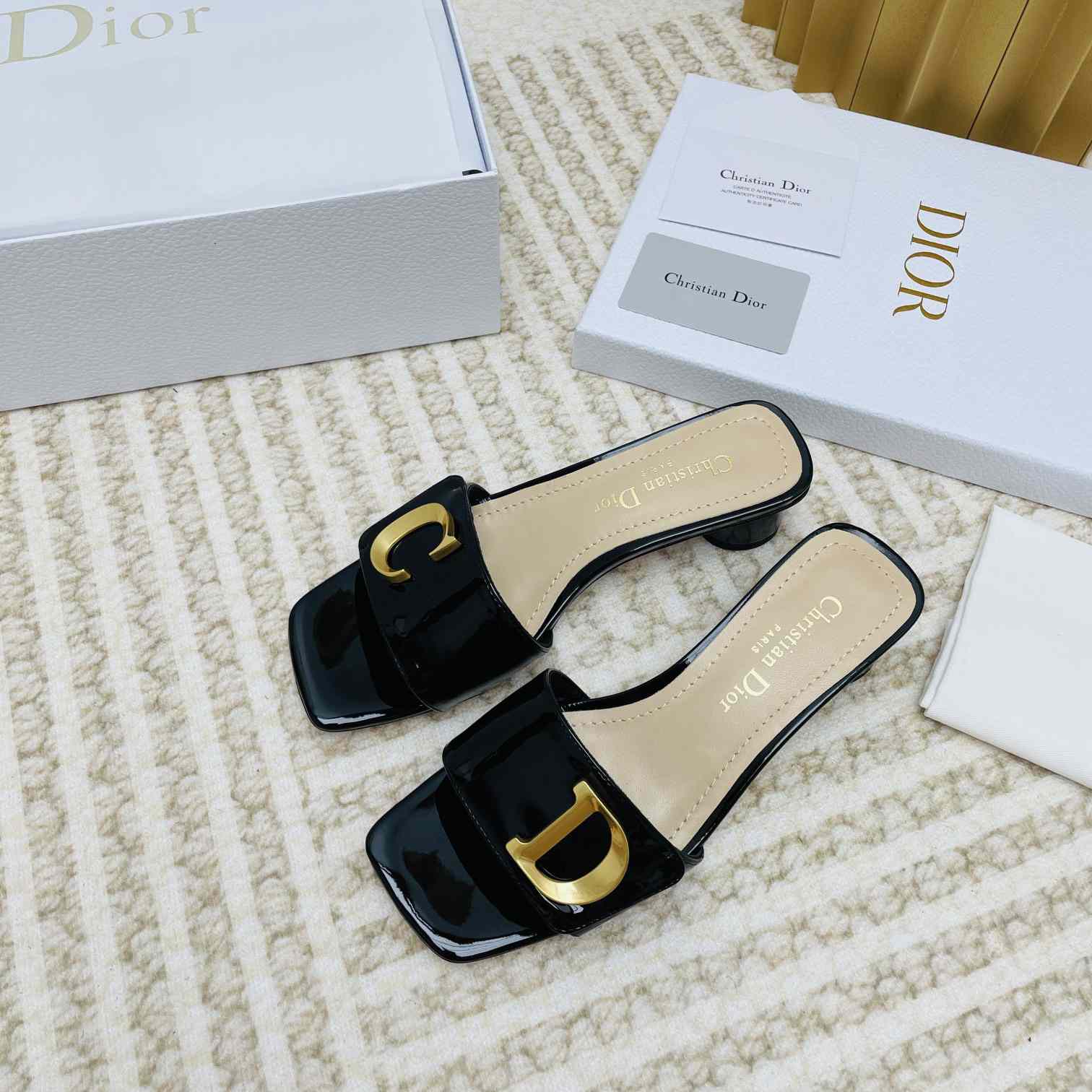 Dior C'est Dior Heeled Slide - DopestKickz