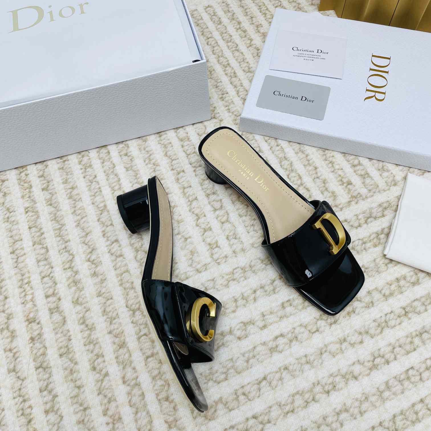 Dior C'est Dior Heeled Slide - DopestKickz