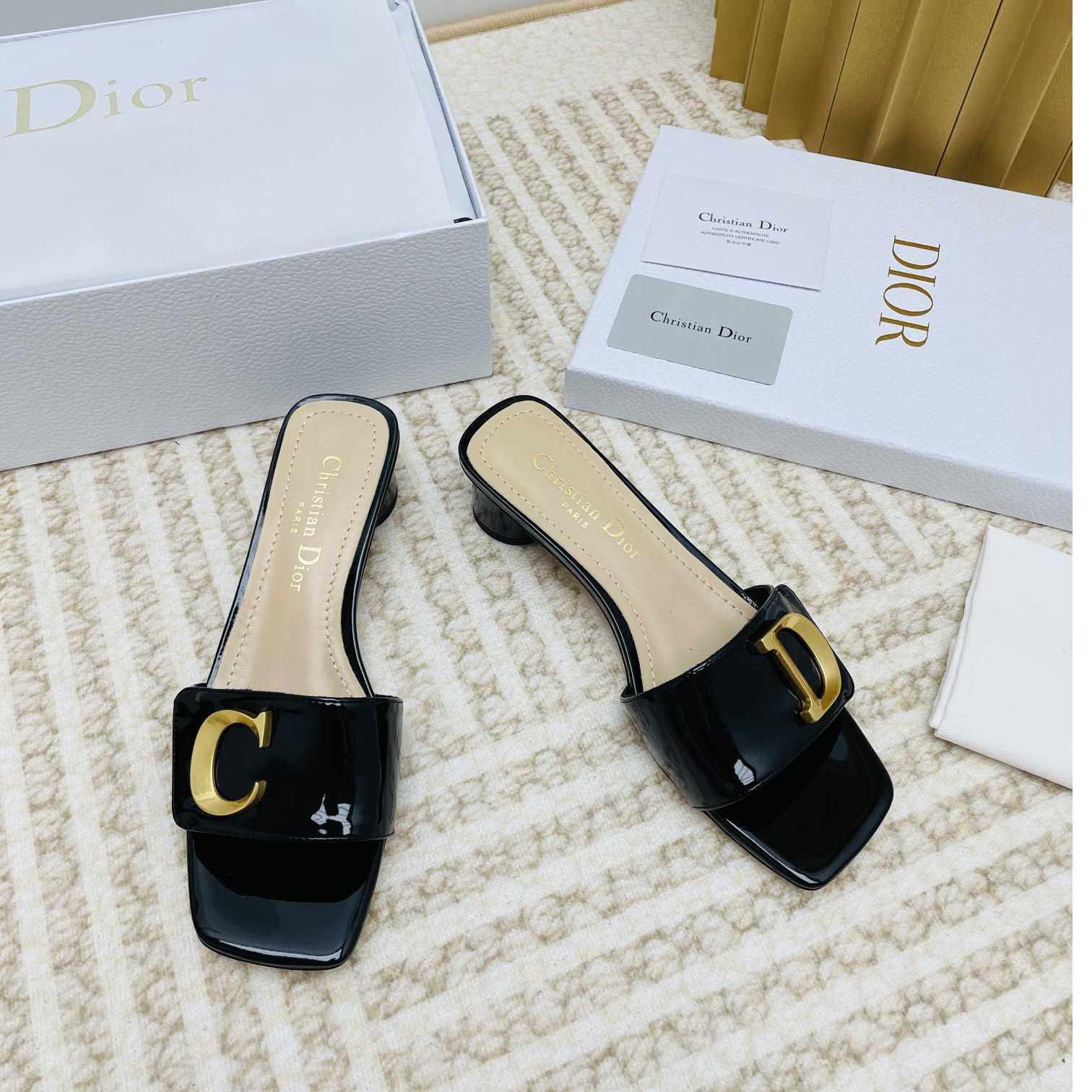Dior C'est Dior Heeled Slide - DopestKickz