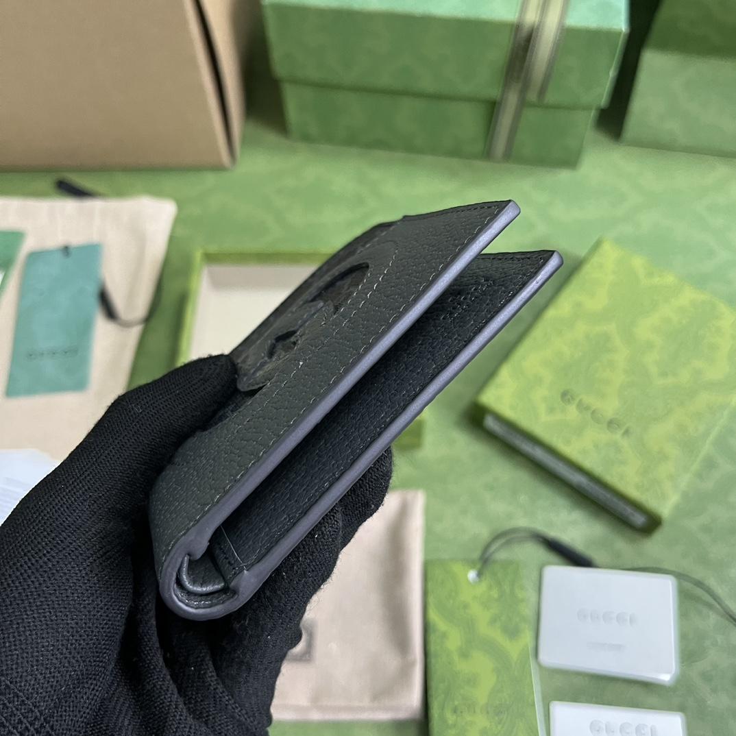 Gucci Wallet With Cut-out Interlocking G - DopestKickz
