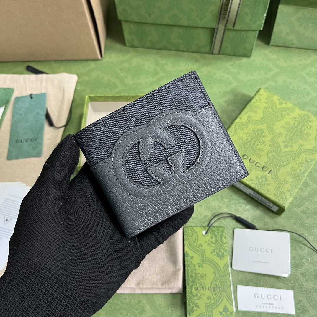 Gucci Wallet With Cut-out Interlocking G - DopestKickz