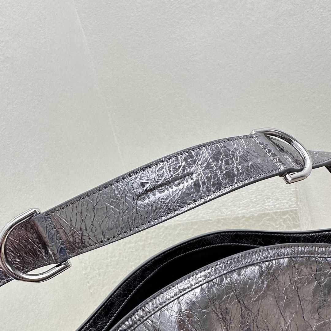 Givenchy Medium Voyou Bag In Laminated Leather(32-37-6.5cm) - DopestKickz