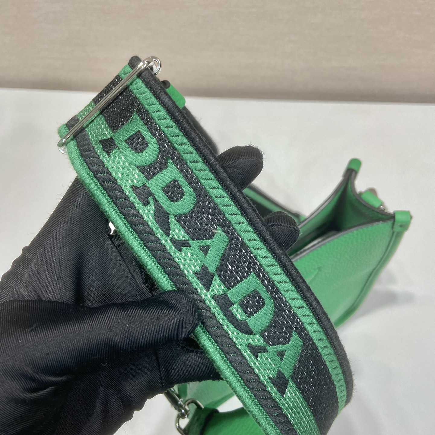 Prada Leather Mini Shoulder Bag - DopestKickz