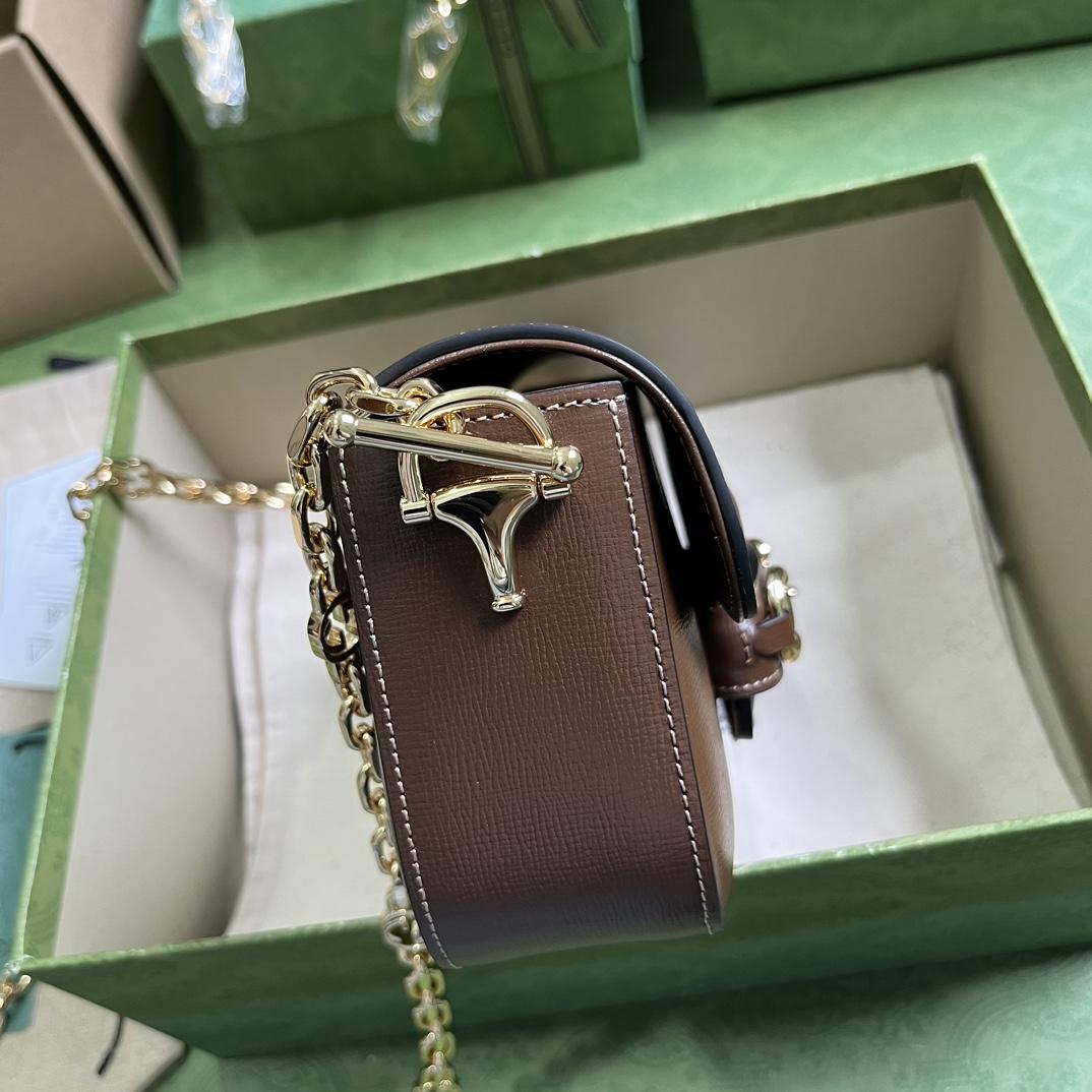 Gucci Horsebit 1955 Small Shoulder Bag(24-13-5cm)   - DopestKickz