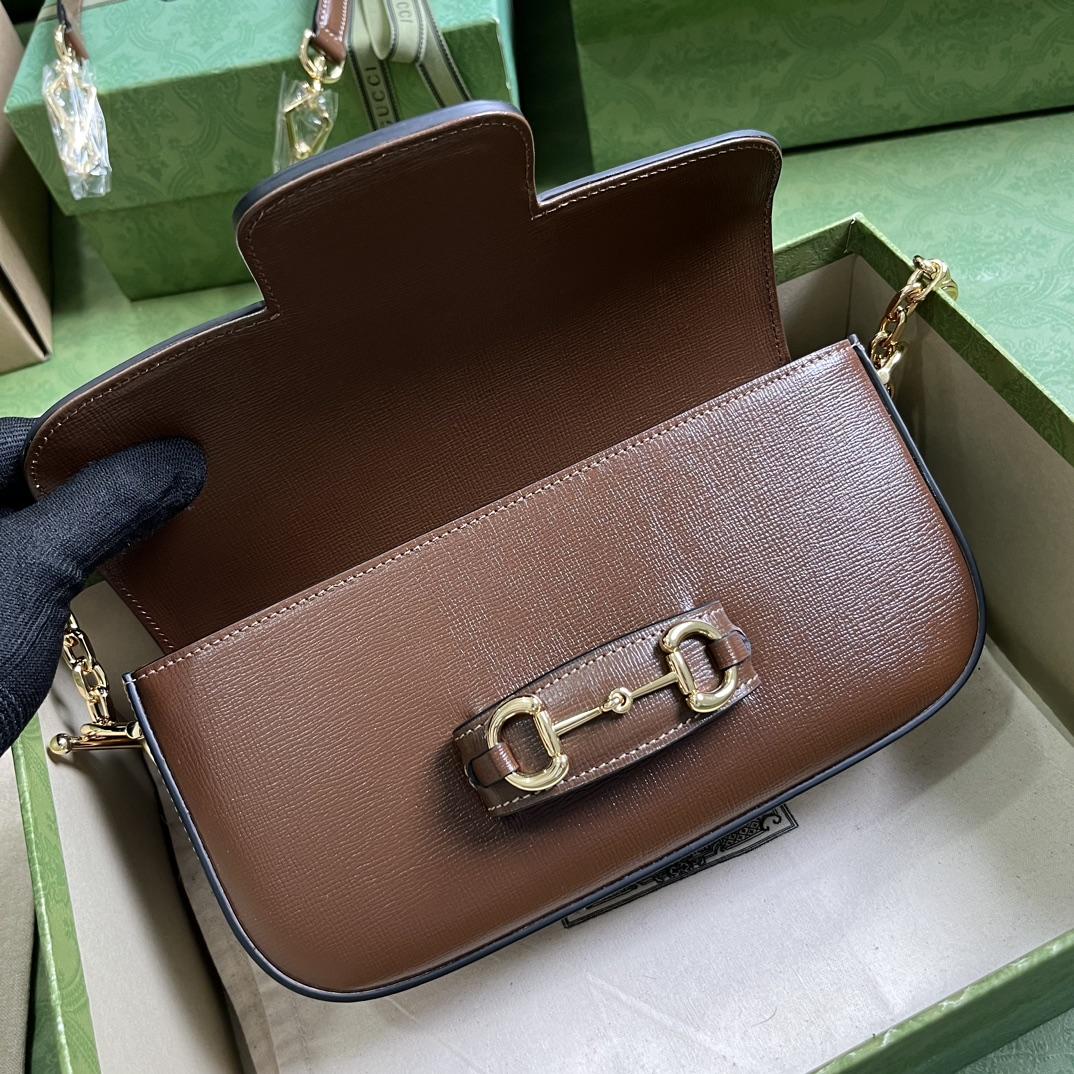 Gucci Horsebit 1955 Small Shoulder Bag(24-13-5cm)   - DopestKickz