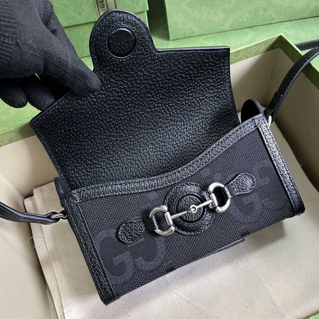 Gucci Horsebit 1955 Jumbo GG Mini Bag(18-12-5cm) - DopestKickz