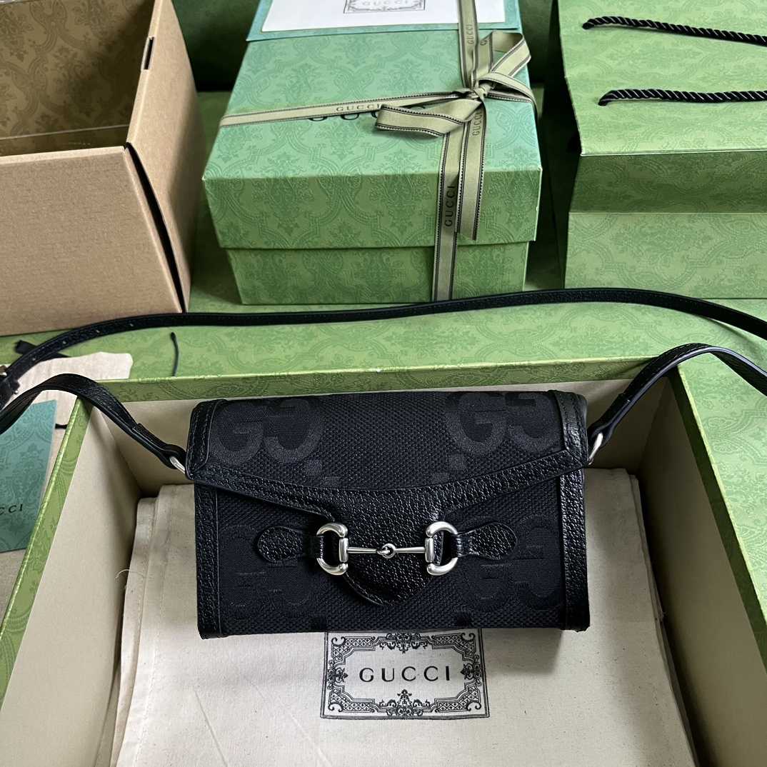 Gucci Horsebit 1955 Jumbo GG Mini Bag(18-12-5cm) - DopestKickz