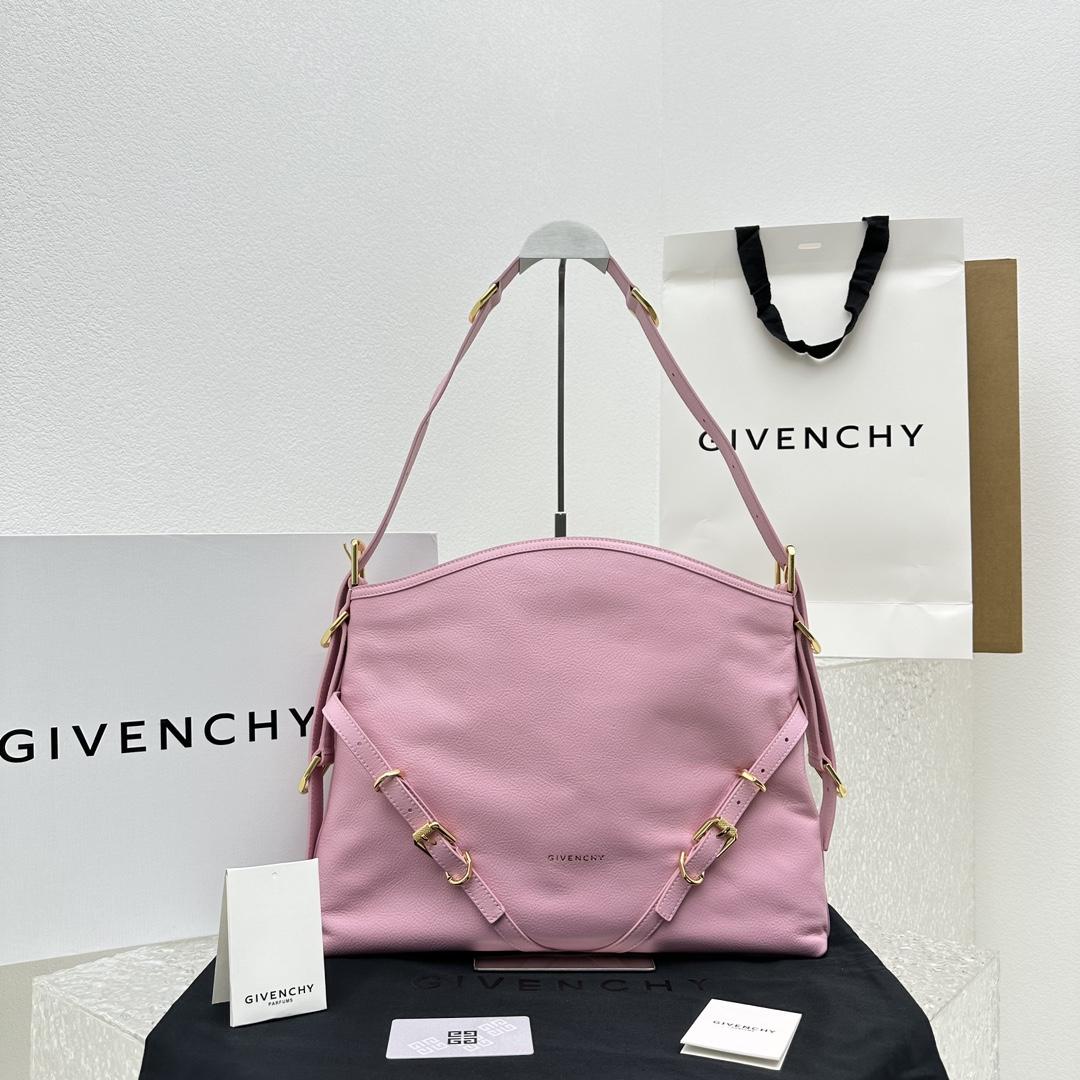 Givenchy Medium Voyou Bag In Leather(32-37-6.5cm) - DopestKickz