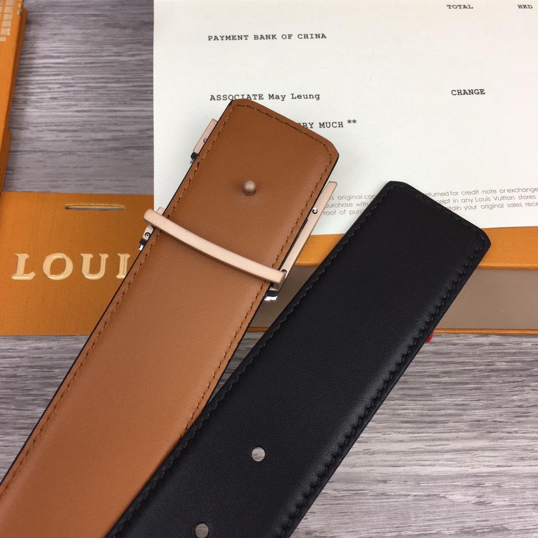 Louis Vuitton LV Shape 40MM Reversible Belt - DopestKickz
