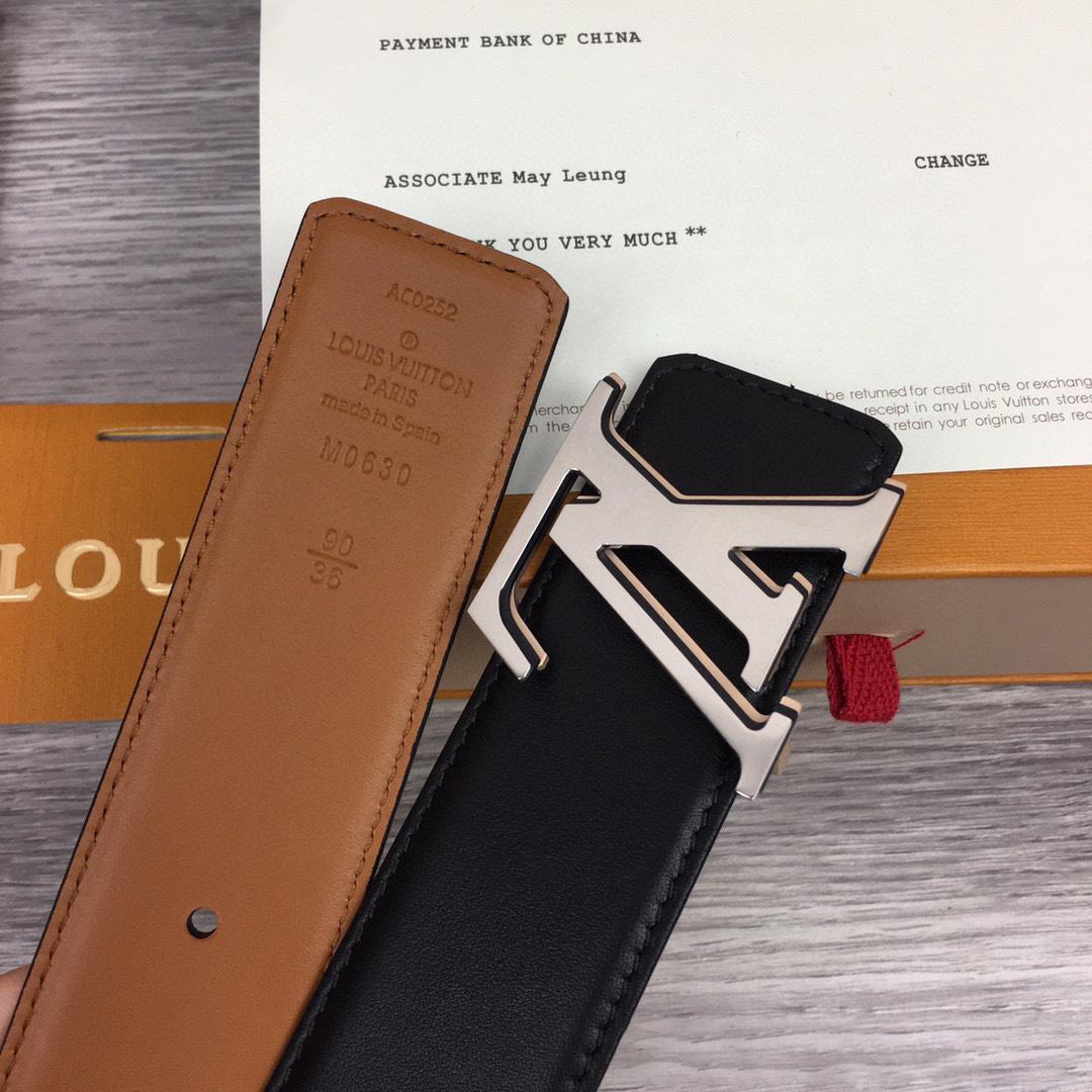 Louis Vuitton LV Shape 40MM Reversible Belt - DopestKickz