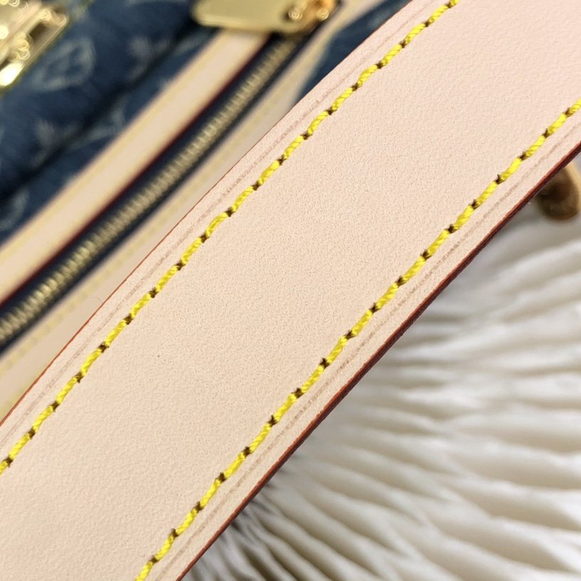 Louis VuittonVanity Monogram Denim Baggy PM Shoulder Bag (30×10×19cm)   M44464 - DopestKickz