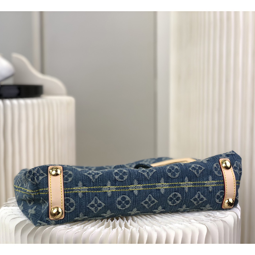 Louis VuittonVanity Monogram Denim Baggy PM Shoulder Bag (30×10×19cm)   M44464 - DopestKickz