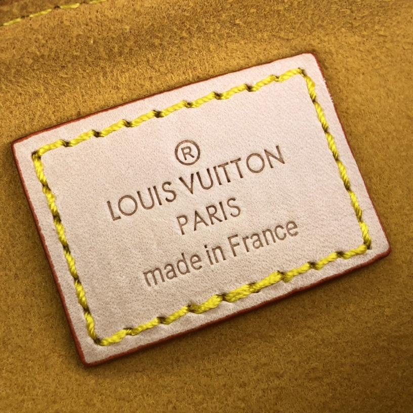 Louis VuittonVanity Monogram Denim Baggy PM Shoulder Bag (30×10×19cm)   M44464 - DopestKickz