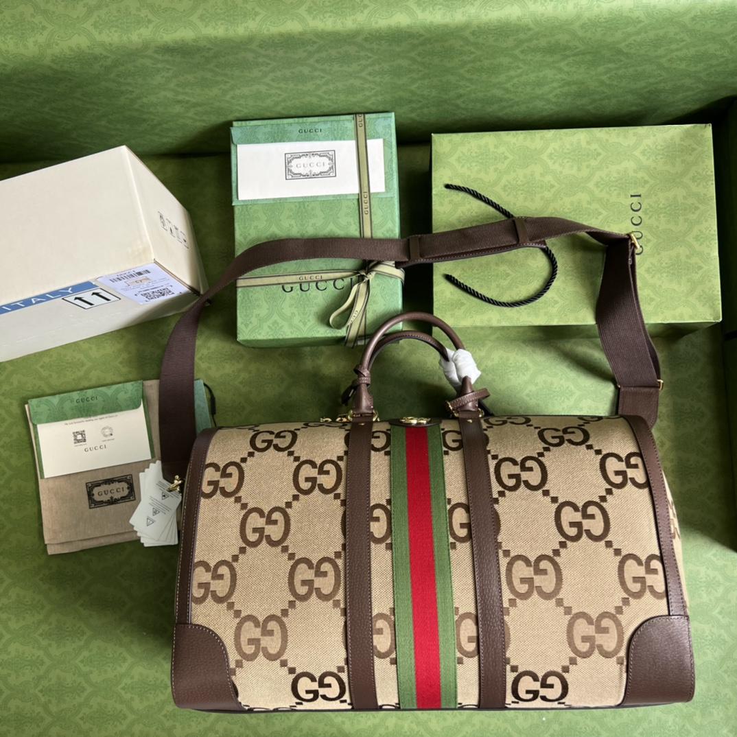 Gucci Jumbo GG Large Duffle Bag(52*30*29cm) - DopestKickz