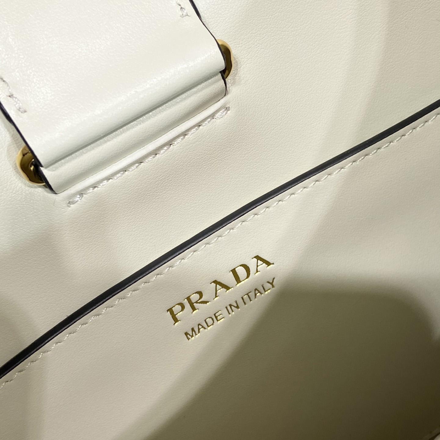 Prada Fabric And Leather Shoulder Bag - DopestKickz