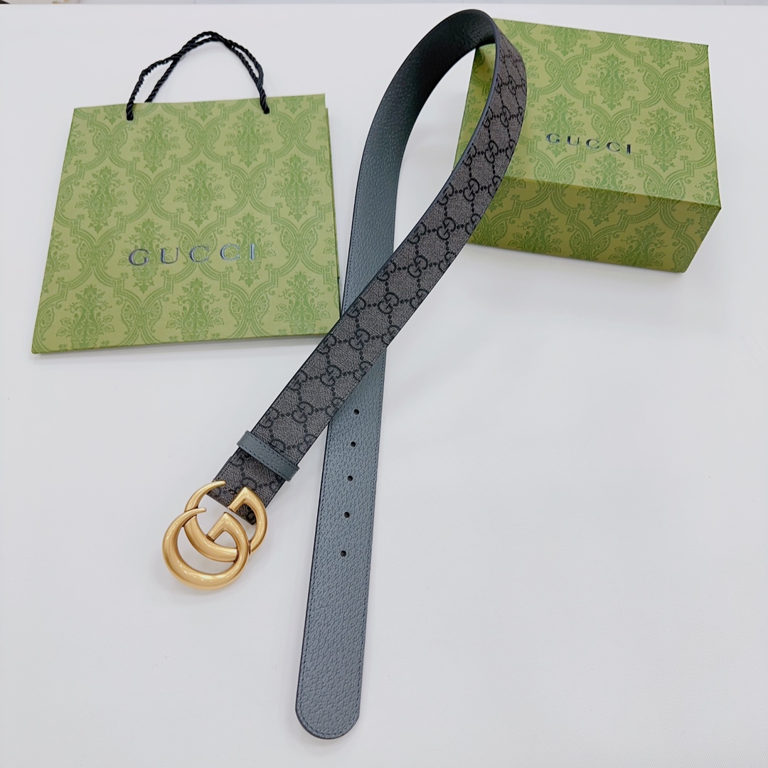 Gucci GG Marmont Reversible Belt - DopestKickz