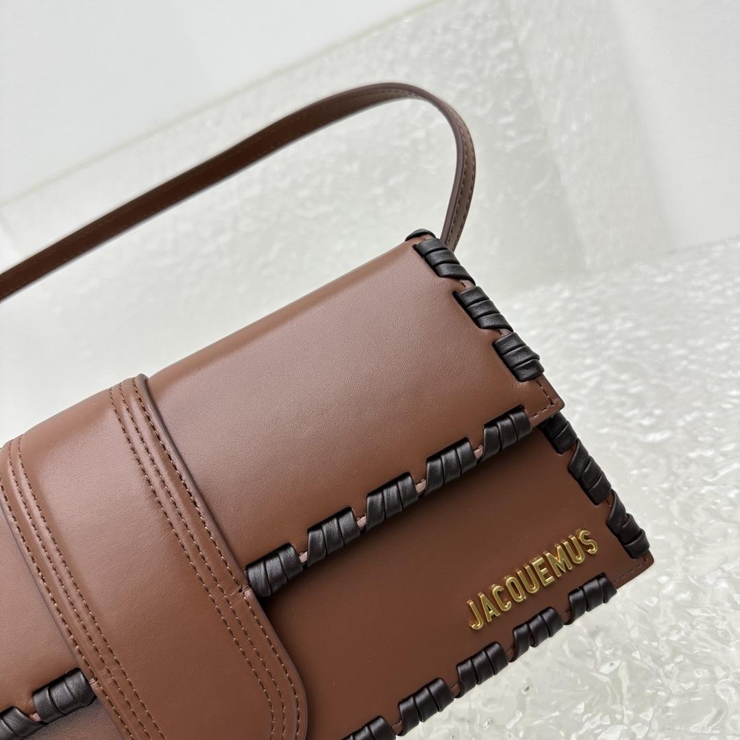 Jacquemus Le Bambino Long Lacet Long laced Flap Bag(28x13.5x6cm) - DopestKickz