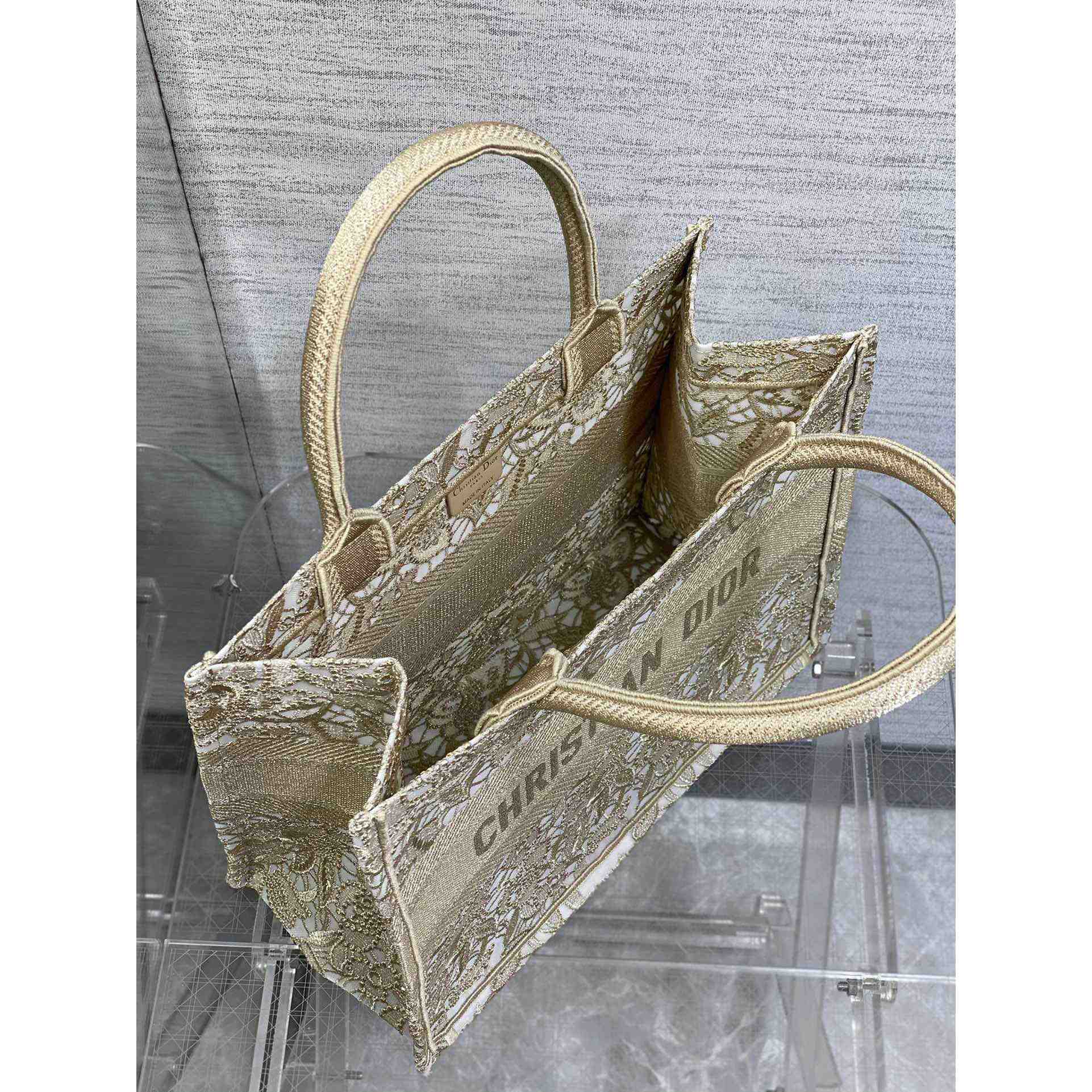 Dior Medium Dior Or Dior Book Tote - DopestKickz