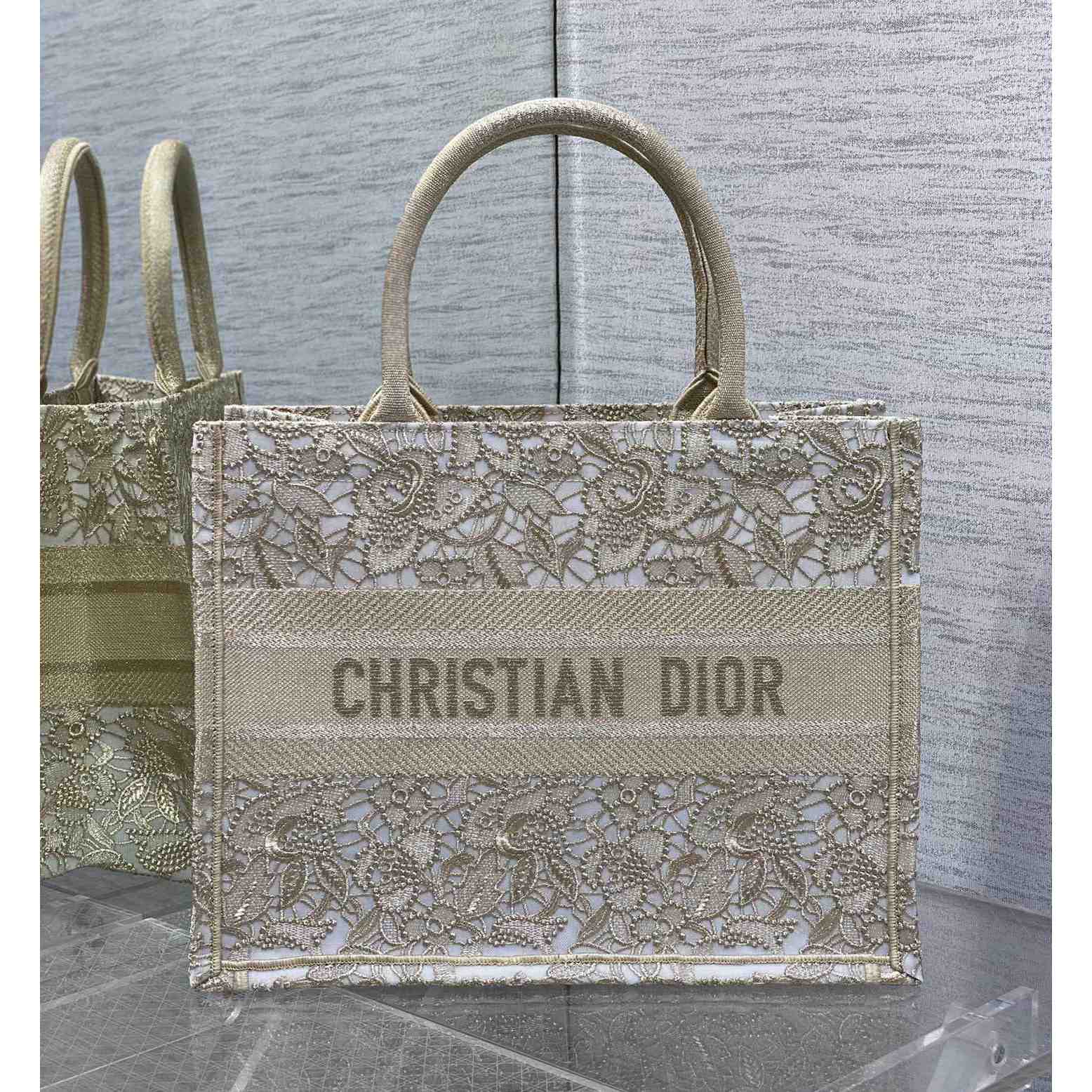 Dior Medium Dior Or Dior Book Tote - DopestKickz