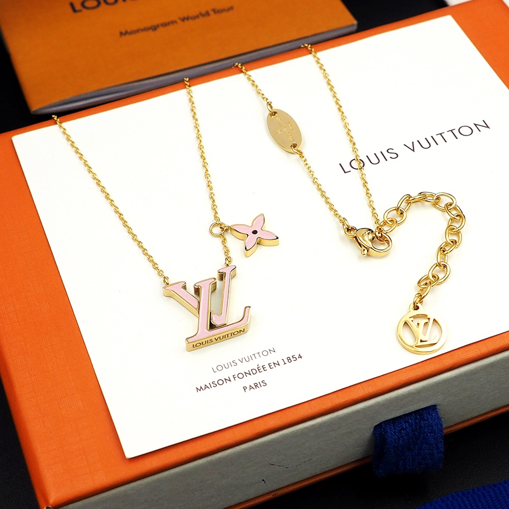Louis Vuitton LV Iconic Enamel Necklace    M01215 - DopestKickz