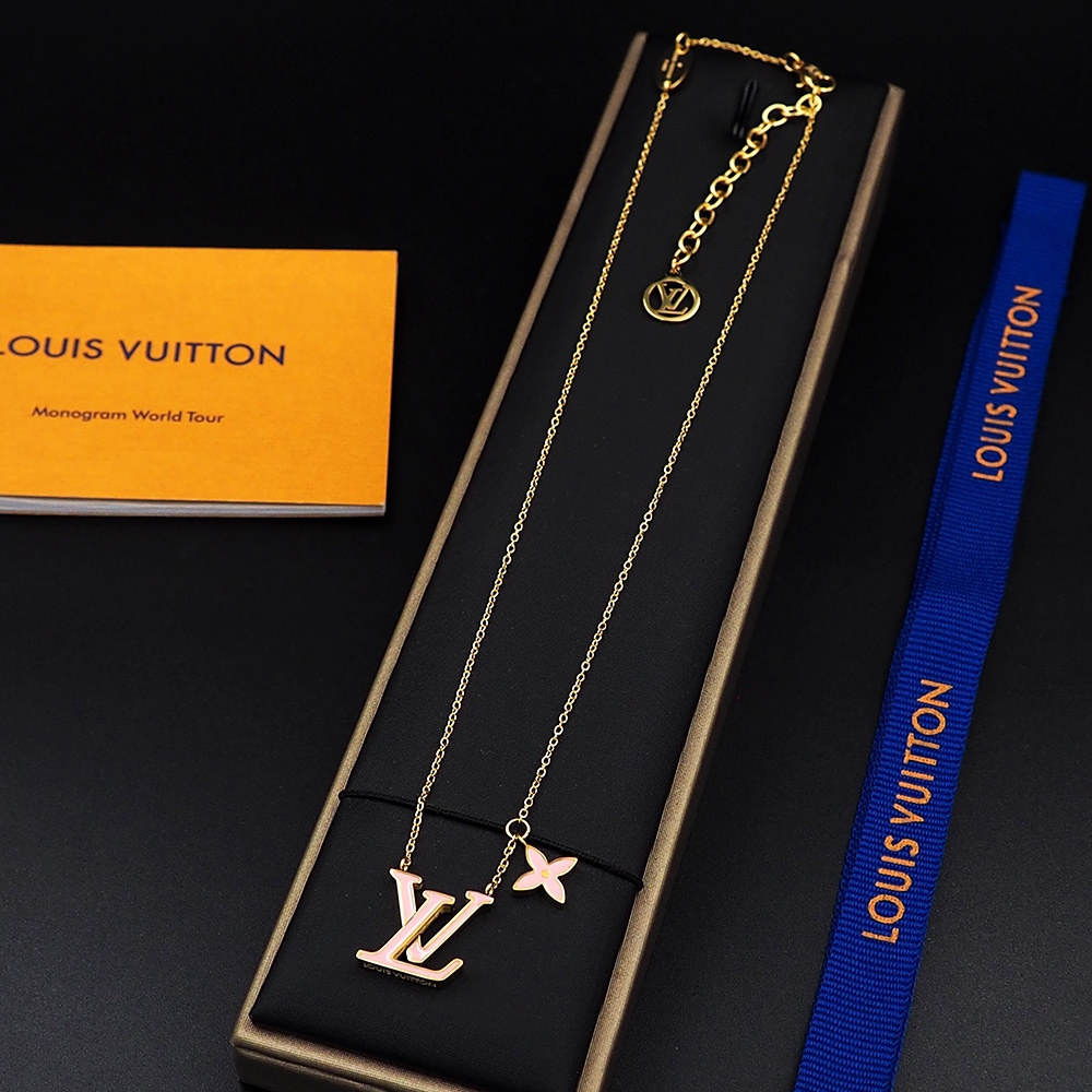 Louis Vuitton LV Iconic Enamel Necklace    M01215 - DopestKickz
