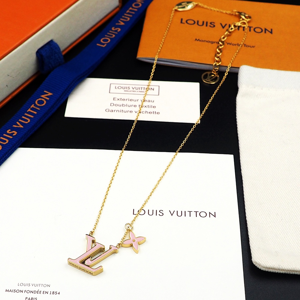 Louis Vuitton LV Iconic Enamel Necklace    M01215 - DopestKickz
