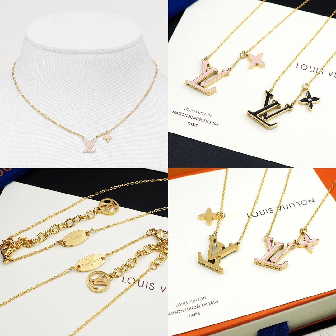 Louis Vuitton LV Iconic Enamel Necklace    M01215 - DopestKickz