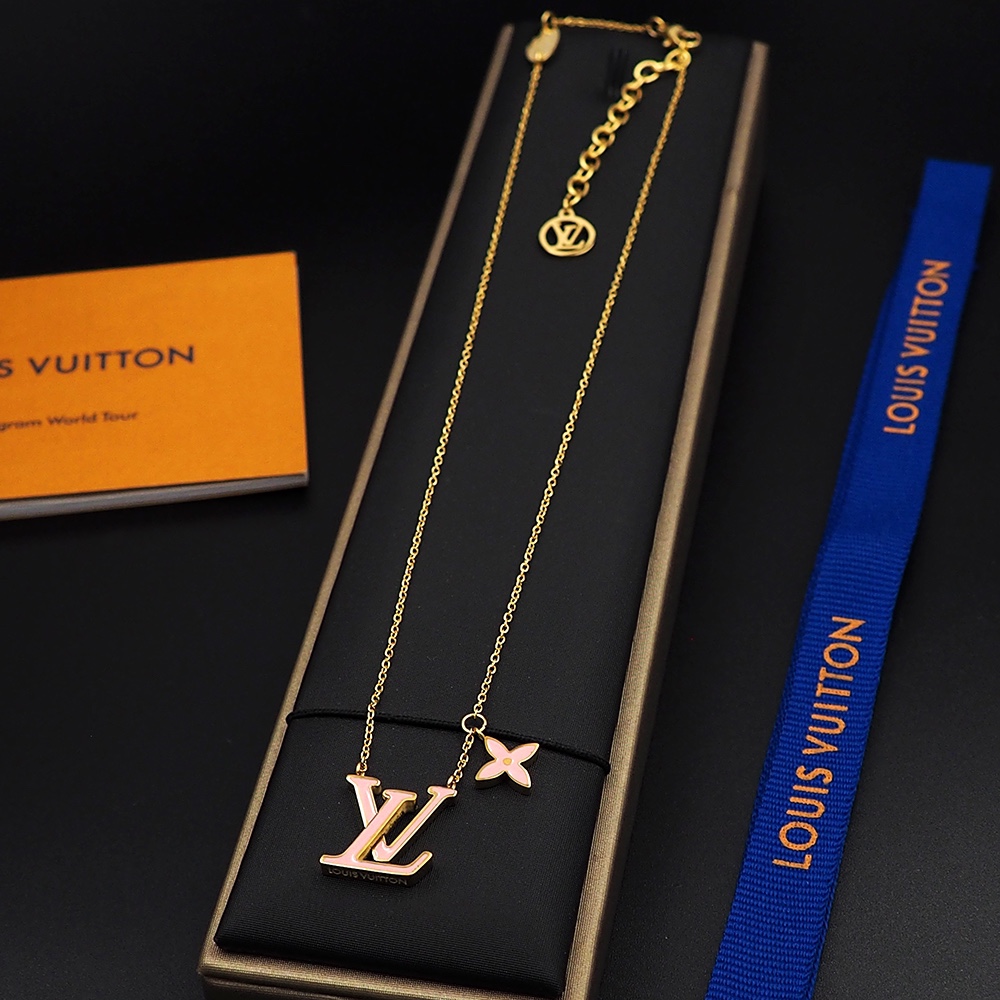 Louis Vuitton LV Iconic Enamel Necklace    M01215 - DopestKickz
