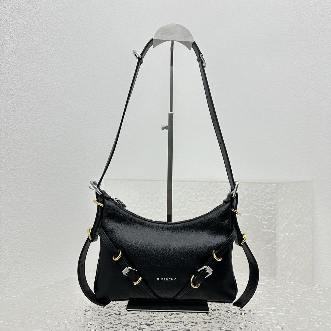 Givenchy Mini Voyou Bag In Leather (18X24x3.5cm) - DopestKickz