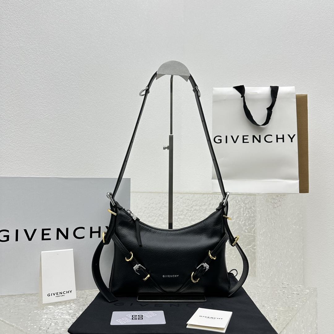 Givenchy Mini Voyou Bag In Leather (18X24x3.5cm) - DopestKickz