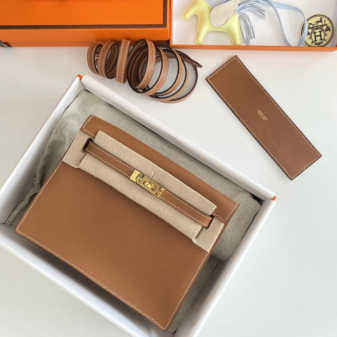 Hermes Kelly Mini Women Handbag(22-17-4cm ) - DopestKickz