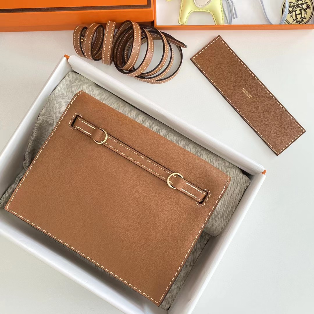 Hermes Kelly Mini Women Handbag(22-17-4cm ) - DopestKickz