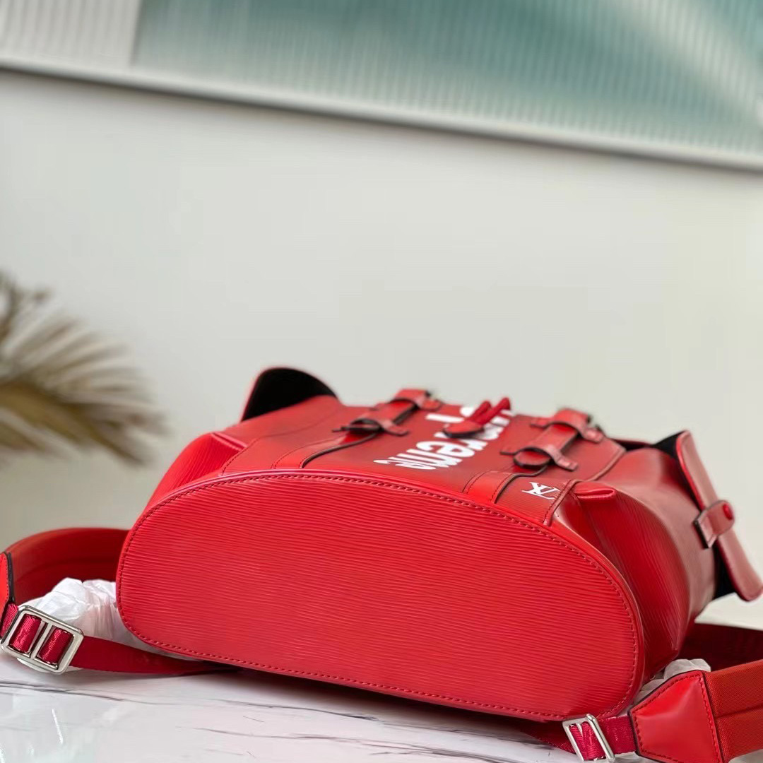 Louis Vuitton x Supreme Christopher Backpack (26*47*13cm) - DopestKickz
