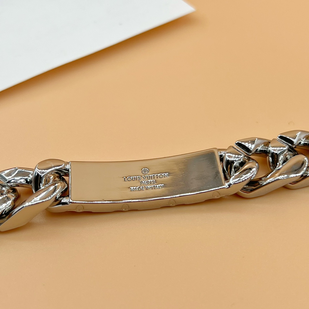 Louis Vuitton Monogram Chain Bracelet   M00855 - DopestKickz